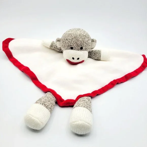 Baby Starters Toys Baby Starters Cream And Red Sock Monkey